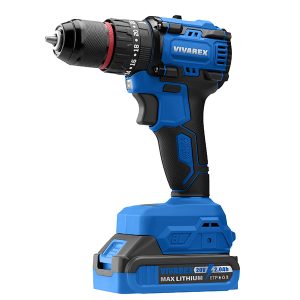 دریل شارژی چکشی 20 ولت دو باتری موتور براشلس مدل VR2010V-IBL ویوارکس