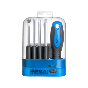 ست پیچ گوشتی 8 عددی مدل 1340 نوا